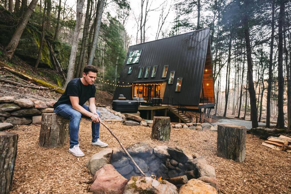 Dunlap Hollow A-Frame Rockbridge Kültér fotó